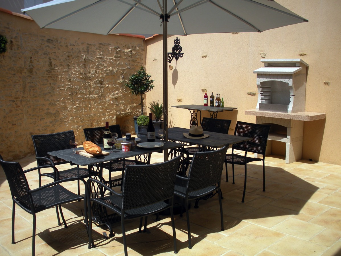 Patio Terrace at Courtyard House Vendee