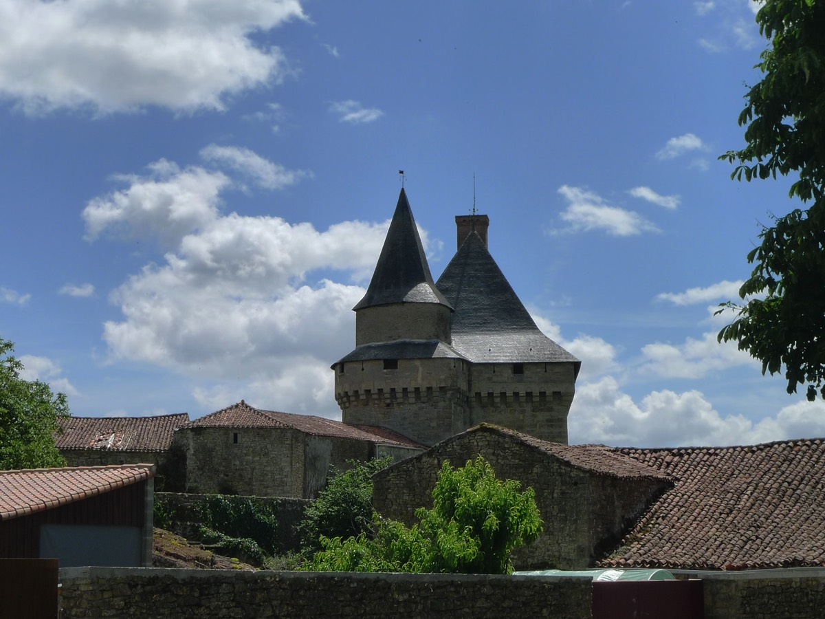 Castle Turrets in Sigournais