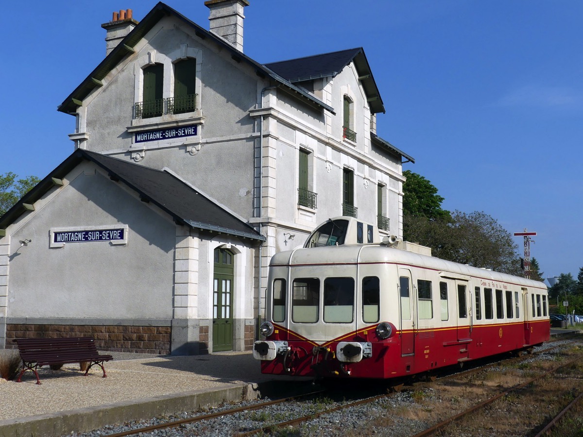 Steam Trains at Mortagne sur Sevre